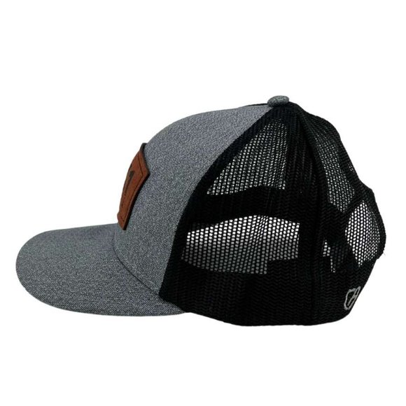 Capamerica Men's Baseball Hat | Sanviac | Snapback | Mesh | Grey & Black | OS - Picture 3 of 4